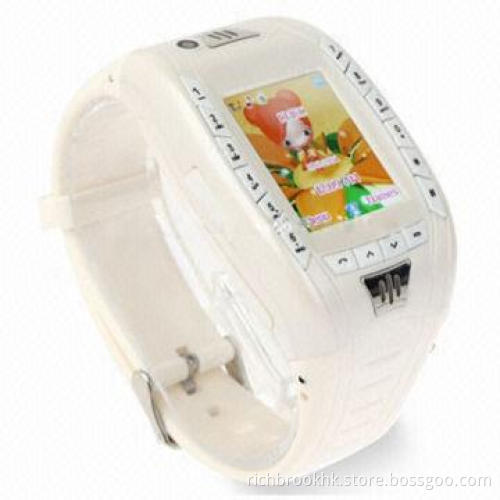 Watch Phone, Dimensions 52 x 41 x 13mm, 3.7V, 350mAh Li-ion Battery